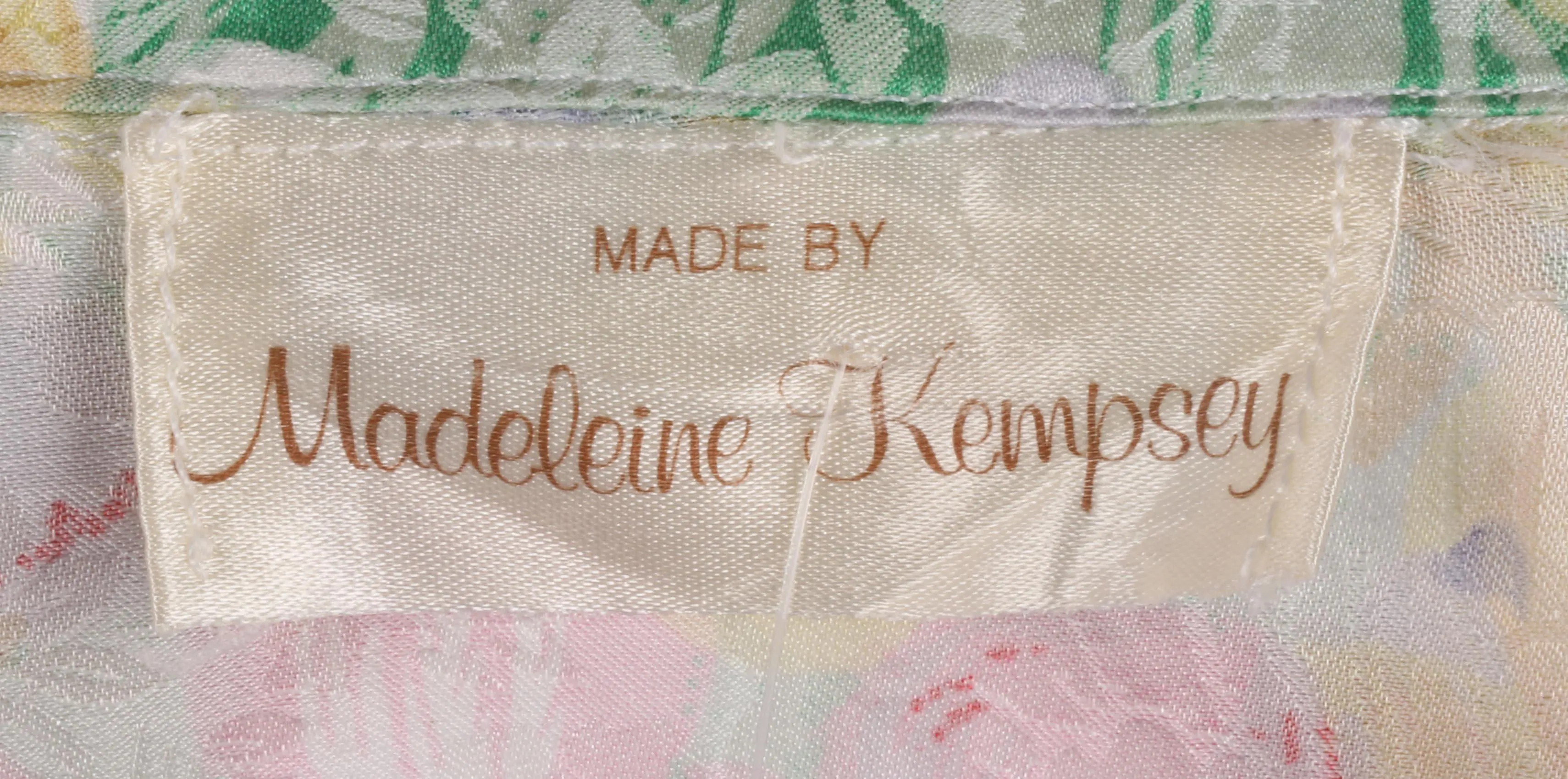 Fabulous Madeline Kempsey vintage floral dress size S