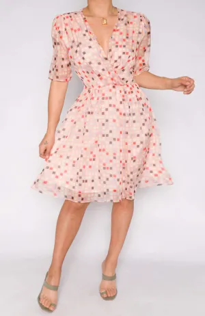 Vintage Geometric Multi Colored Dress