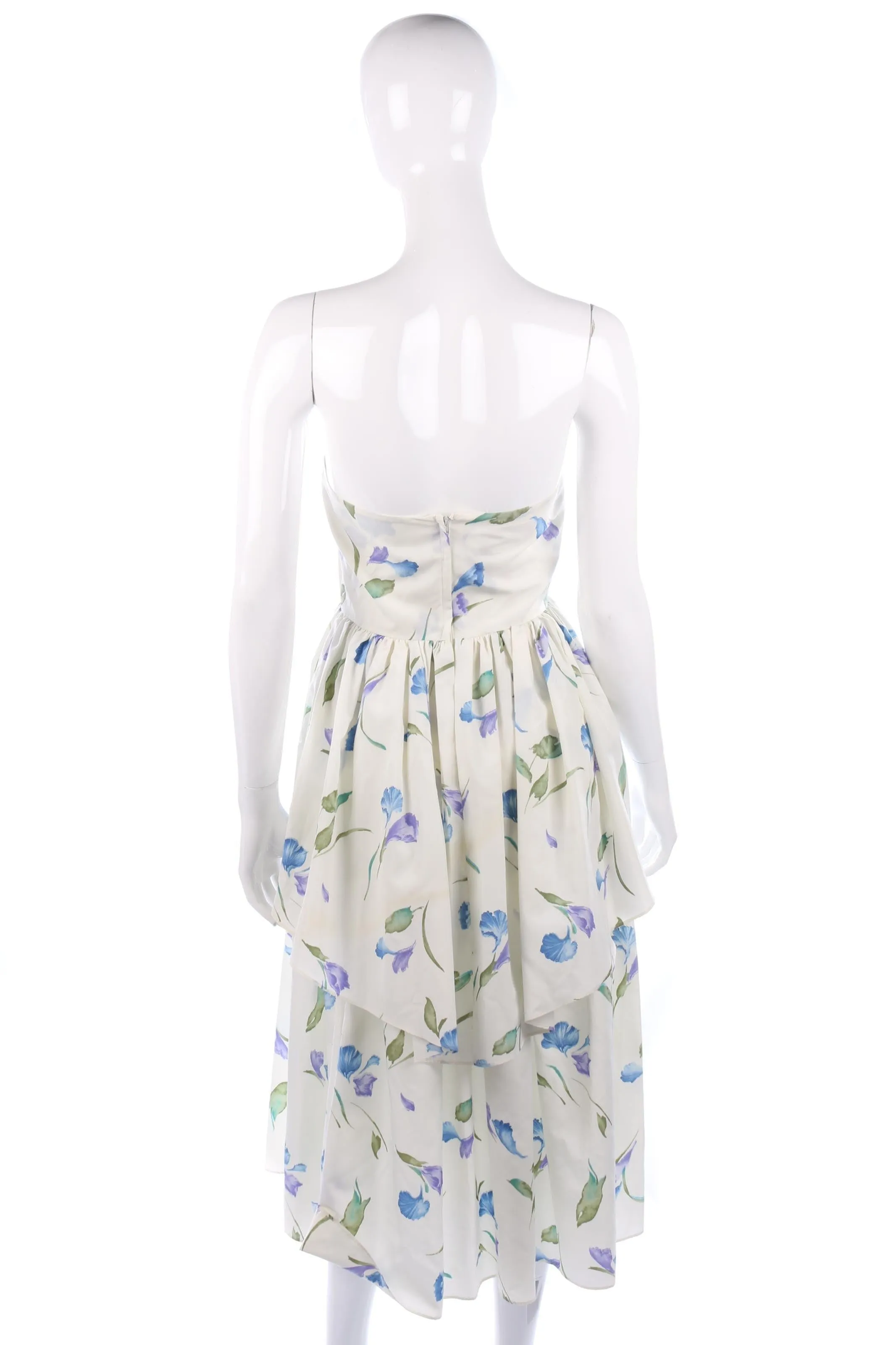 Vintage Radley white floral dress size S