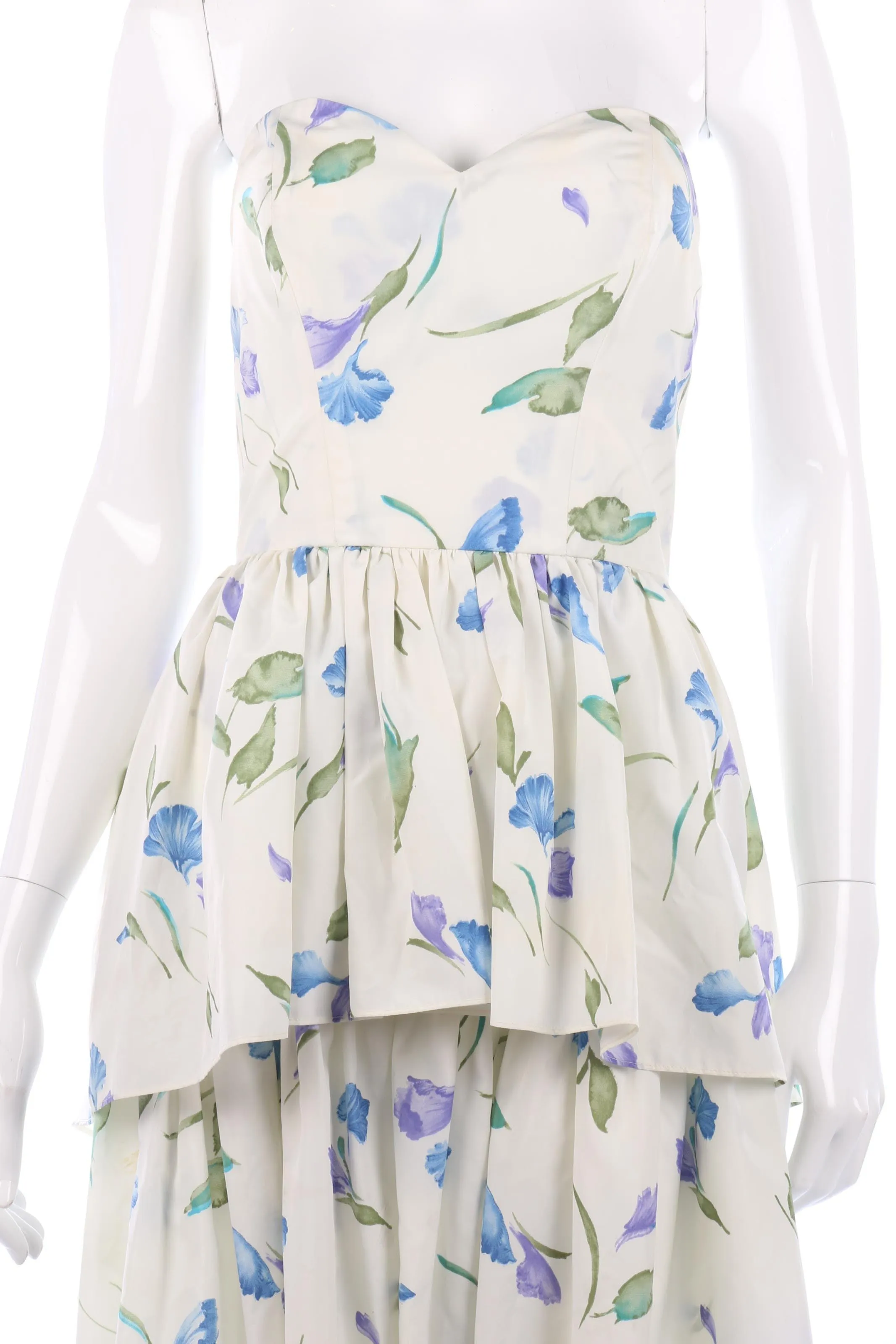 Vintage Radley white floral dress size S